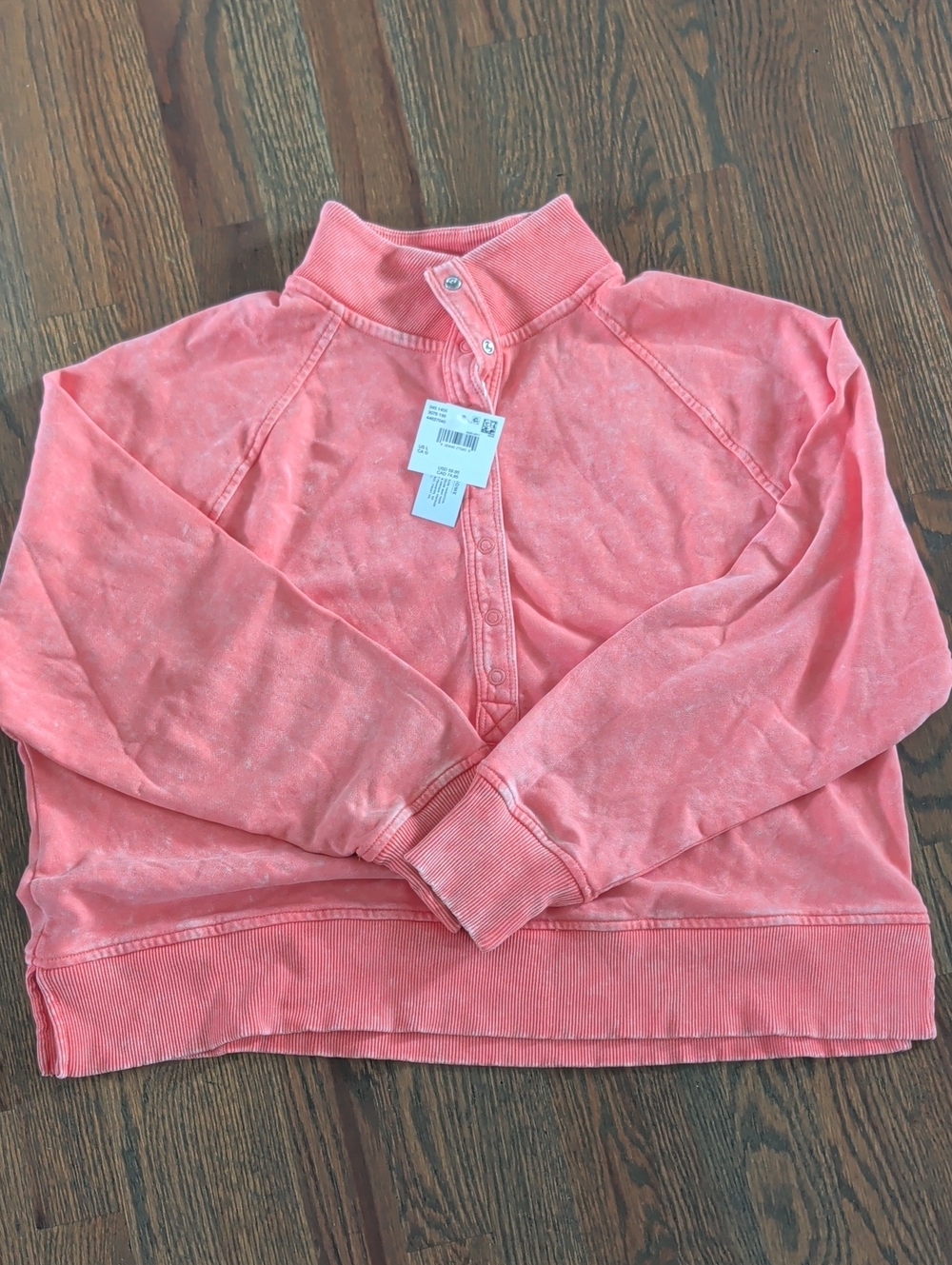 Women’s Coral Half-Zip Pullover Sweater